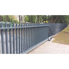 Metalinių strypų 60x40 tvora - "ŠUKOS"